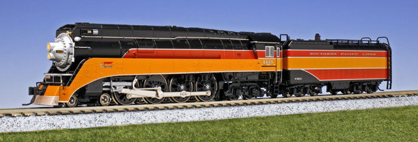 Kato N 4-8-4 GS-4 Southern Pacific Lines Daylight mit DCC-Decoder #4454